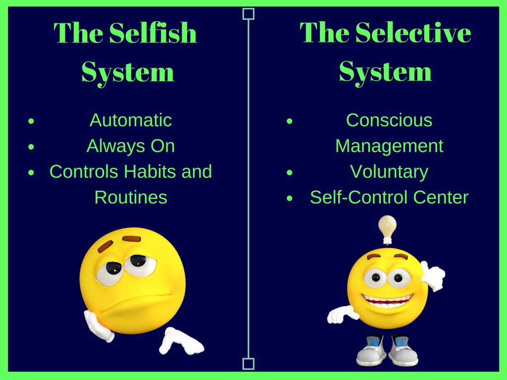 The Selfish System vs the Selective System
