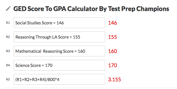 Ged Score Chart Percentile